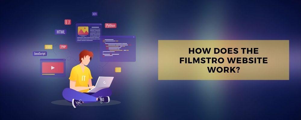 Image illustrate that how Filmstro website works