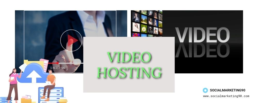 Image illustrates Vidyard video hosting.