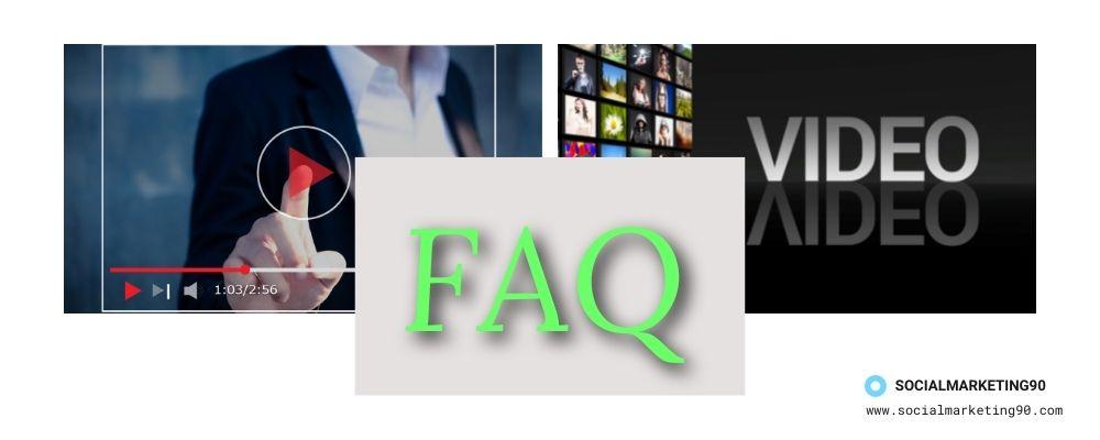 Image illustrate the frequently asked questions about Vidyard.