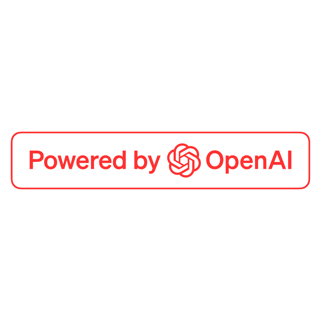 OpenAI Logo Version Light Version Red