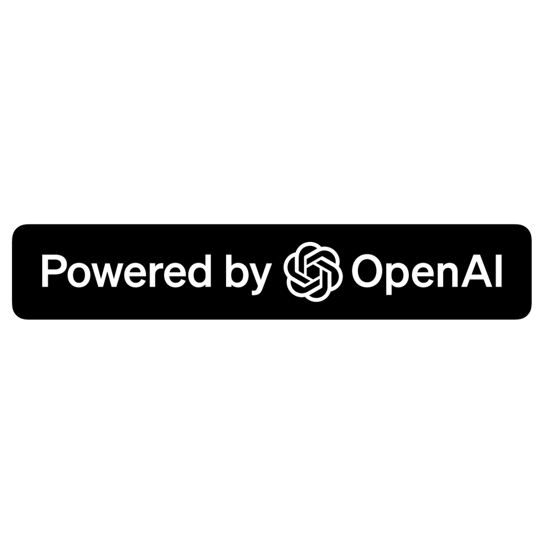 OpenAI Powered Version White Font